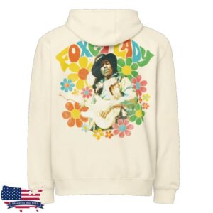Authentic Hendrix Store Merch Foxey Lady Cream Hoodie