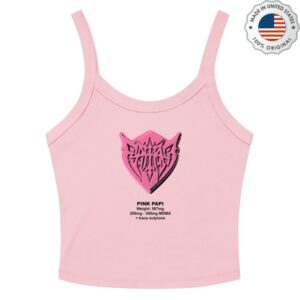Awful Records Merch Store A Pink Papi Tank Solid Pink Blend