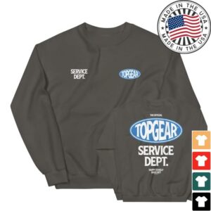 Bbc Merch Shop Store Top Gear Crewneck Service Dept