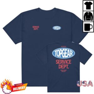 Bbc Merch Shop Store Top Gear T-Shirt Service Dept