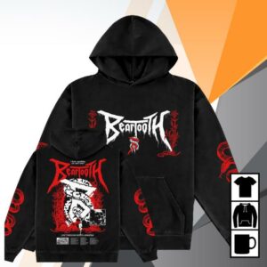 Beartooth Band Shop Merch Shop North American 2026 Tour Hoodie