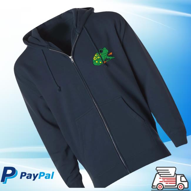 Beck Merch Shop Beck Frog Hoodie 3 Beck Merch Shop Beck Frog Zip-Up Hoodie