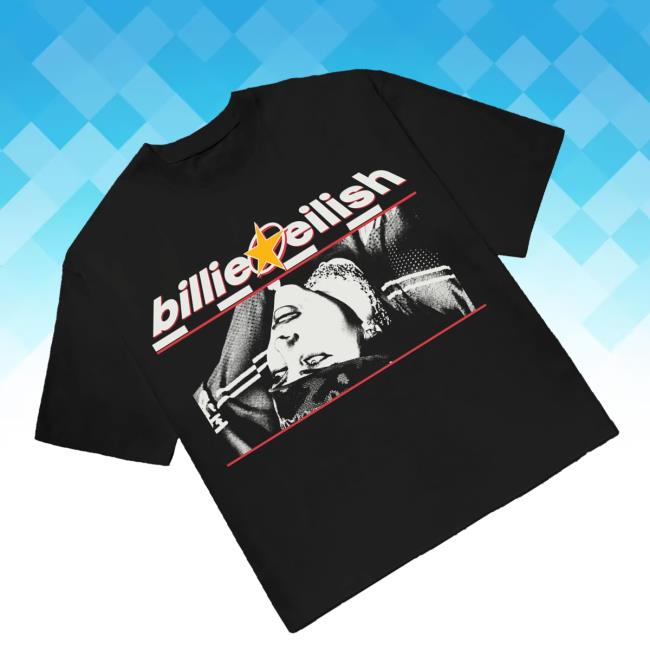 Billie Eilish Merch Shop Store Billie Upside Down Live In 3D Shirt