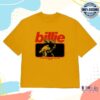 Billie Eilish Merch Shop Store Live In 3D Hair Whip Mustard T-Shirt