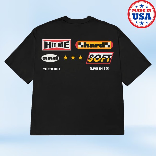 Billie Eilish Store Merch Billie Upside Down Live In 3D Shirt