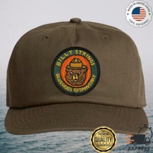 Billy Strings Merch Shop Store Bluegrass Responsibly Patch Hat (Hailey Miller Beiden)