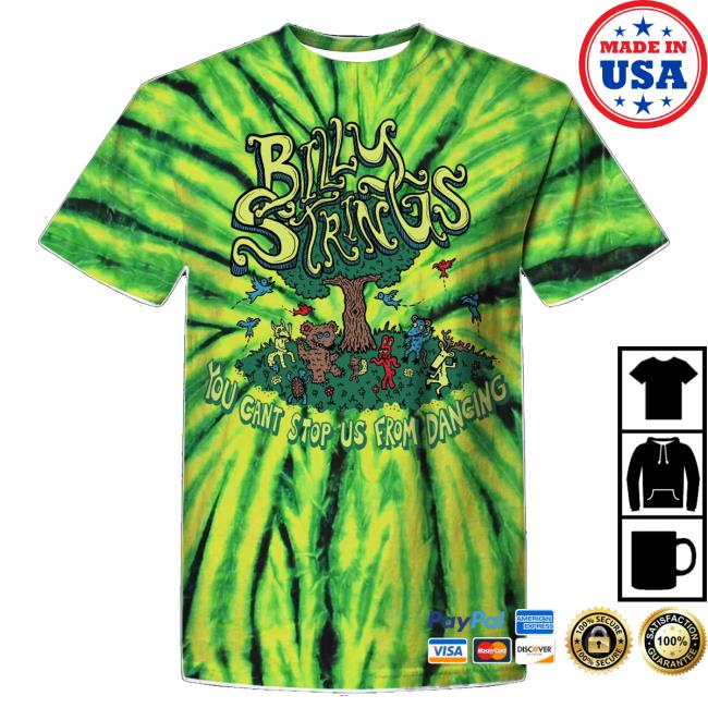 Billy Strings Merch Shop Store On The Line Tee Shirt (Zak Fowler) 2 Billy Strings Merch Shop Store On The Line Tee (Zak Fowler)