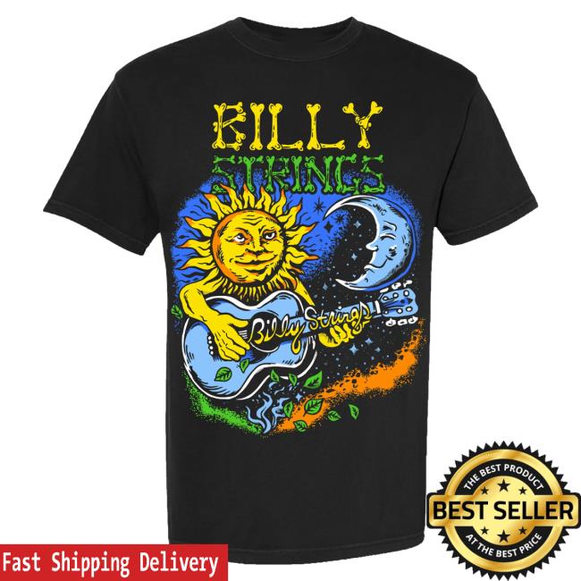 Billy Strings Merch Shop Store Sun & Moon (Boss Dog) Tee 2 Billy Strings Merch Shop Store Sun & Moon Tee (Boss Dog)