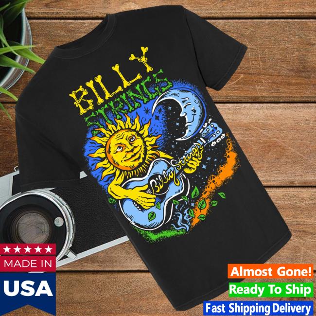 Billy Strings Merch Shop Store Sun & Moon (Boss Dog) Tee 3 Billy Strings Merch Shop Store Sun & Moon Tee (Boss Dog)