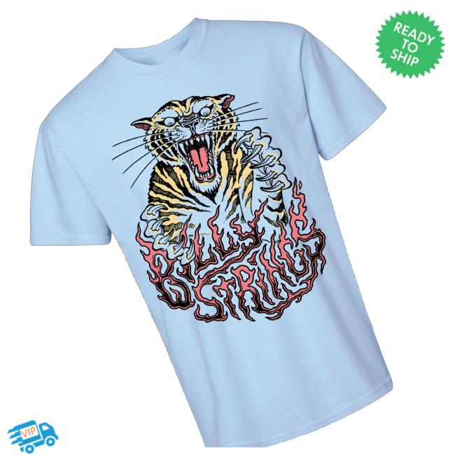 Billy Strings Merch Shop Store Tiger (Julian Bast) Tee 3 Billy Strings Merch Shop Store Tiger Tee (Julian Bast)