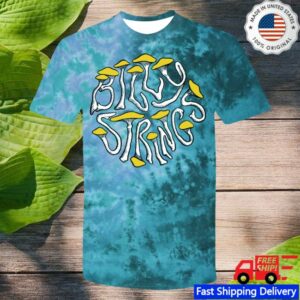 Billy Strings Store Merch Mushroom Logo Tie Dye Tee Julian Bast