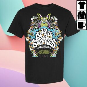 Billy Strings Store Merch Spring 2026 Poster Tee With Dates Tiffany Chin