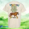 Billy Strings Store Merch Tiger Battle Tee With Dates Matt Trievel