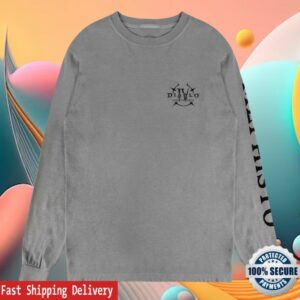 Blizzard Gear Merch Store Diablo Iv Lord Of Hatred Mephisto Sigil Long Sleeve Grey T-Shirt