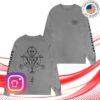 Blizzard Gear Merch Store Diablo Iv Lord Of Hatred Mephisto Sigil Long Sleeve Grey T-Shirt