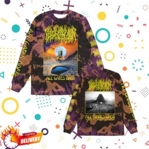 Blood Incantation Store Merch All Gates Open Album Cover Long Sleeve (Dye)