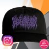 Bloodin Cantation Shop Merch Purple Logo Hat (Black)