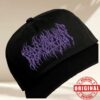 Bloodin Cantation Shop Merch Purple Logo Hat (Black)
