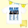 Blue Store Merch 25Th Anniversary Tour White Shirt