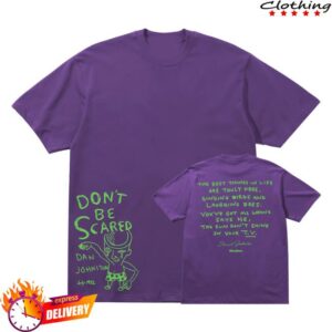 Boardertown Merch Shop Store Butter Goods X Daniel Johnston Don't Be Scared Tee