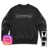 Bring Me The Horizon Merch Store Chrome Logo Black Crewneck Pullover