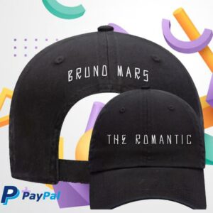 Bruno Mars Merch Shop Store The Romantic Tour Hat