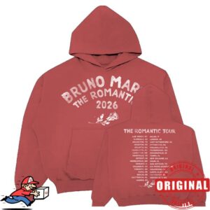 Bruno Mars Merch Shop Store The Romantic Tour Hoodie