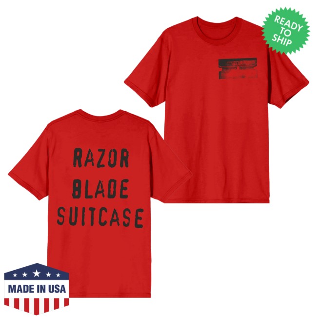 Bush Store Merch Razorblade Suitcase Tee 5 Bush Store Merch Razorblade Suitcase Tee