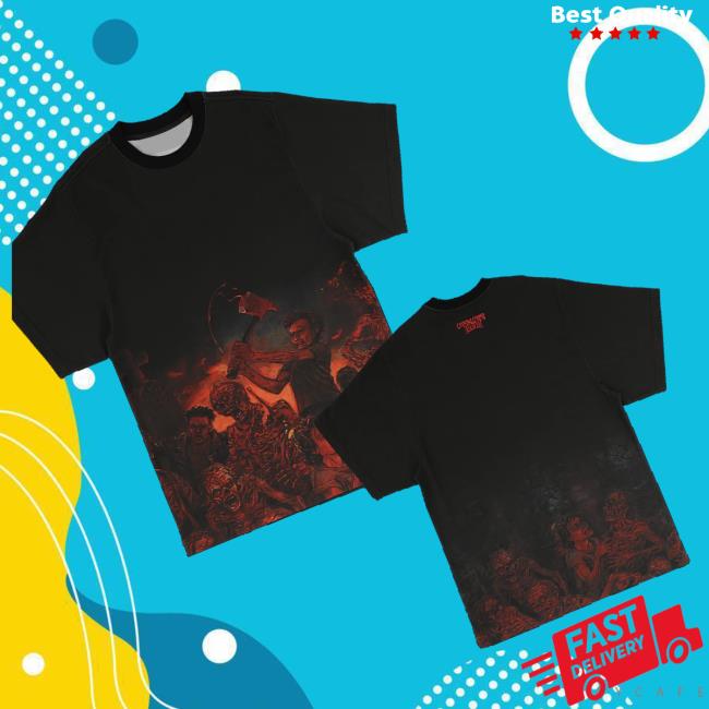 Cannibal Corpse Store Merch Cannibal Corpse X Creature Chaos Horrific Shirt (Black) 3 Cannibal Corpse Store Merch Cannibal Corpse X Creature Chaos Horrific Shirt (Black)