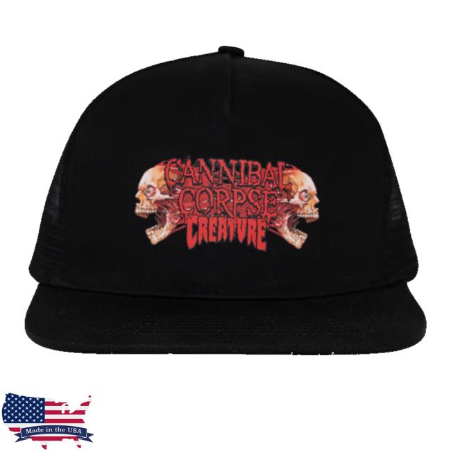 Cannibal Corpse Store Merch Cannibal Corpse X Creature Trucker Hat (Black) 2 Cannibal Corpse Store Merch Cannibal Corpse X Creature Trucker Hat (Black)