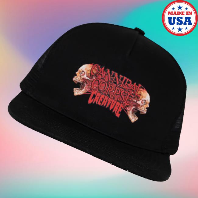 Cannibal Corpse Store Merch Cannibal Corpse X Creature Trucker Hat (Black) 3 Cannibal Corpse Store Merch Cannibal Corpse X Creature Trucker Hat (Black)