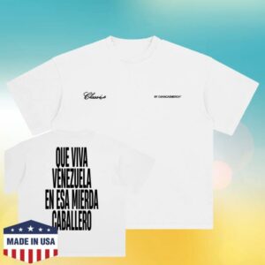 Caracas Merch Shop Store Que Viva Venezuela Classics White Tee