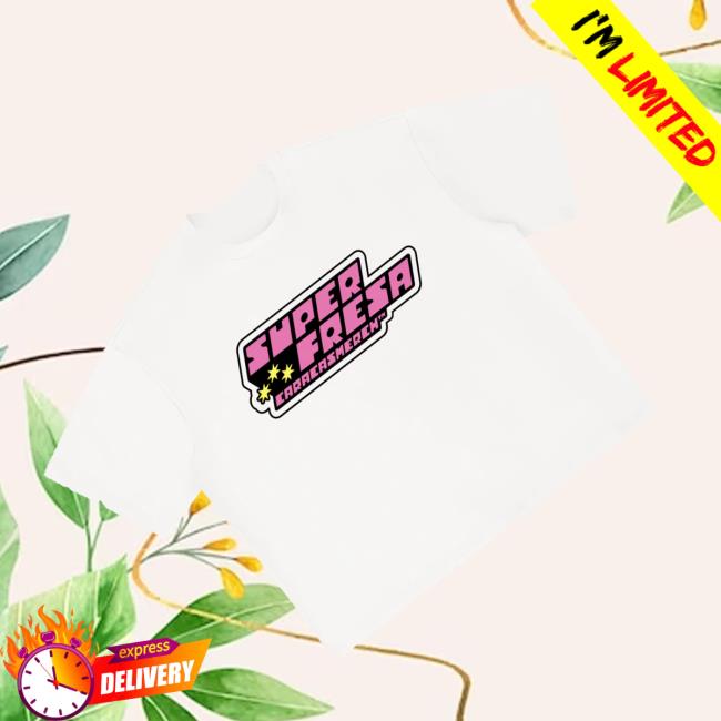 Caracas Merch Shop Store Super Fresa White Boxy Tee Shirt