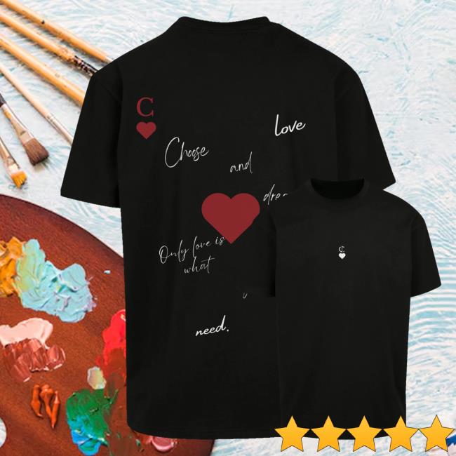 Choose Clothing Merch Shop Store Men Heart Tee