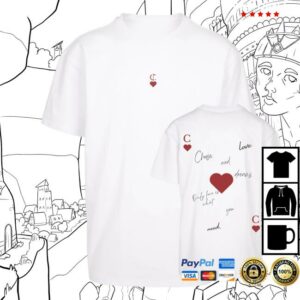 Choose Clothing Merch Shop Store Men Heart T-Shirt