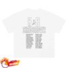 Chris Brown Merch Store R&B Headliner White Ss T-Shirt