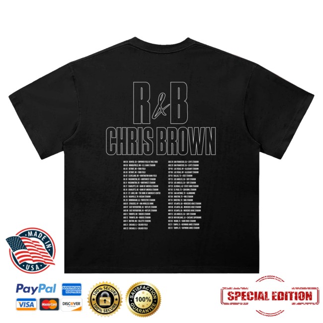 Chris Brown Merch Store R&B Primetime Ss T-Shirt