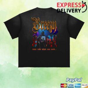 Chris Brown Store Merch Motion Blur Breezy Shirt