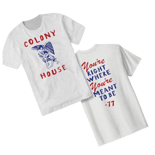 Colony House Music Merch Shop Angel T-Shirt 3 Colony House Music Merch Shop Angel T-Shirt