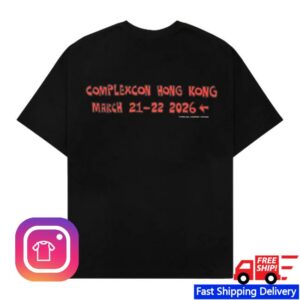 Complex Store Merch Kasing Lung Complexcon Angel Shirt Black