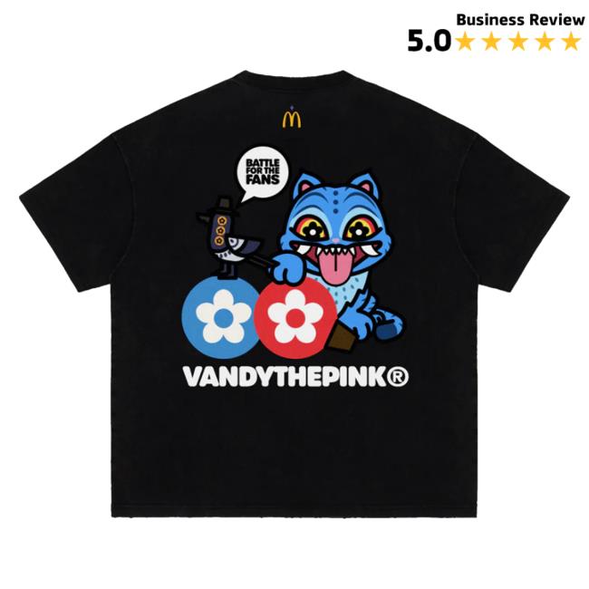 Complex Store Merch Vandy The Pink X Netflix's Kpop Demon Hunters X Mcdonald's Flower Logo Derpy Shirt 4 Complex Store Merch Vandy The Pink X Netflix's Kpop Demon Hunters X Mcdonald's Flower Logo Derpy Shirt