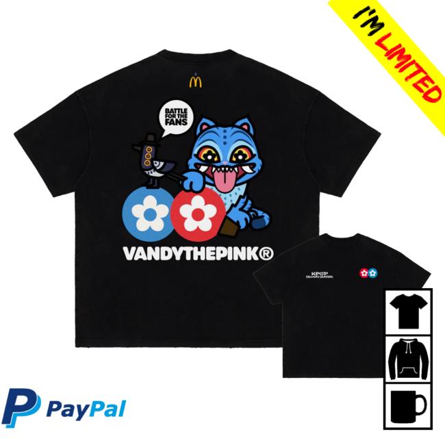 Complex Store Merch Vandy The Pink X Netflix's Kpop Demon Hunters X Mcdonald's Flower Logo Derpy Shirt 5 Complex Store Merch Vandy The Pink X Netflix's Kpop Demon Hunters X Mcdonald's Flower Logo Derpy Shirt