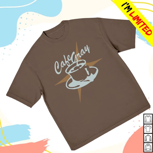 Conan Gray Store Merch Cafe Gray Brown Shirt