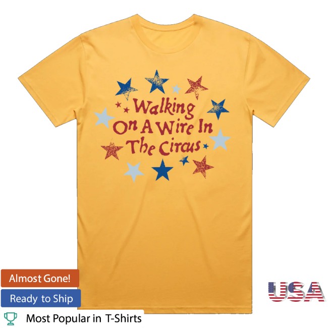 Counting Crows Merch Store Walking On A Wire T-Shirt