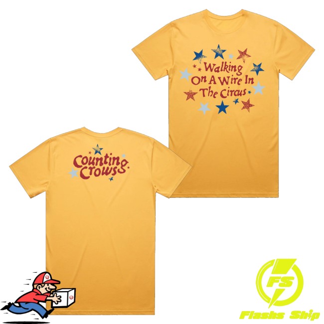 Counting Crows Merch Store Walking On A Wire T-Shirt