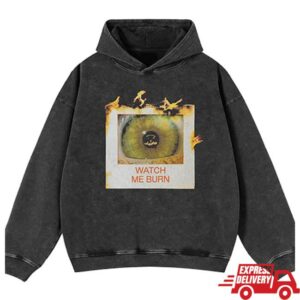 Cyber Techwear Merch Shop Burn Eye Y2k Graphic Hoodie