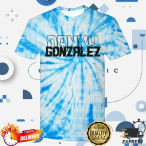 Danny Gonzalez Merch Store Danny Gonzalez Logo Blue Tie Dye Tee