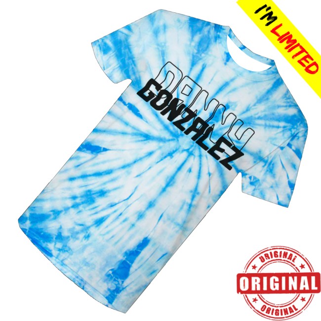 Danny Gonzalez Merch Store Danny Gonzalez Logo Blue Tie Dye Tee