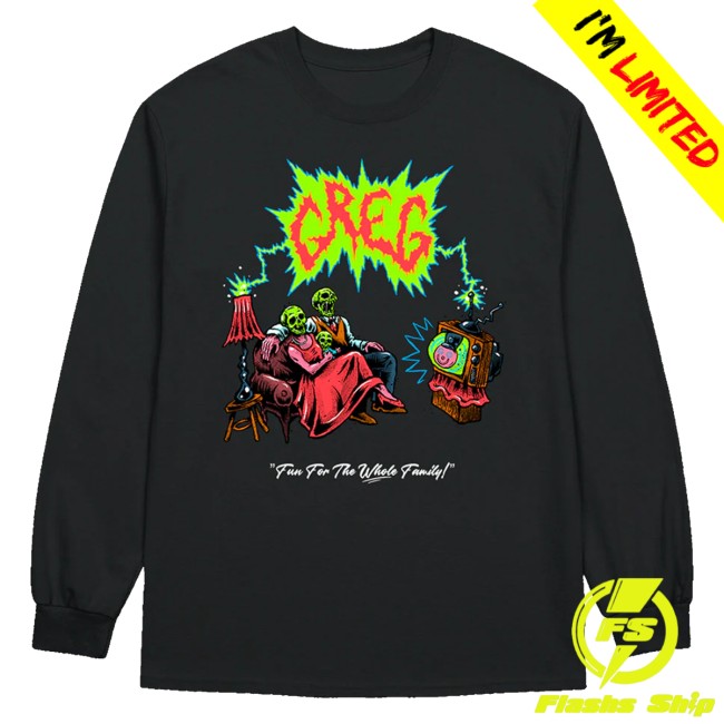 Danny Gonzalez Merch Store Greg Tv Black Crewneck Sweatshirt