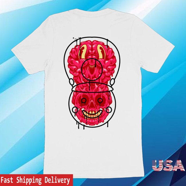 Danny Gonzalez Merch Store Nutcracker Brain White Tee